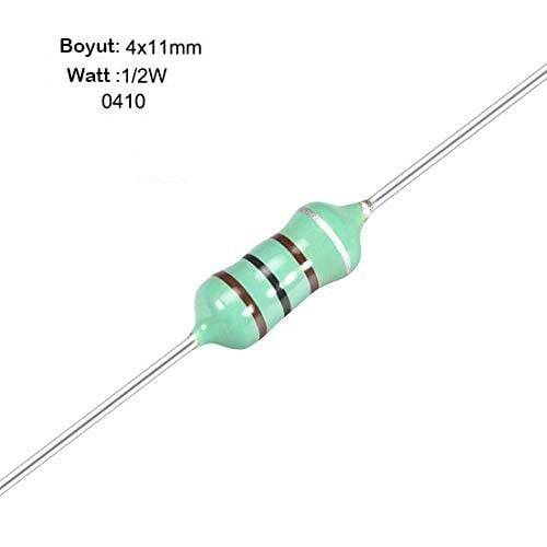 100uH 1/2W Direnç Tip Bobin - 0410