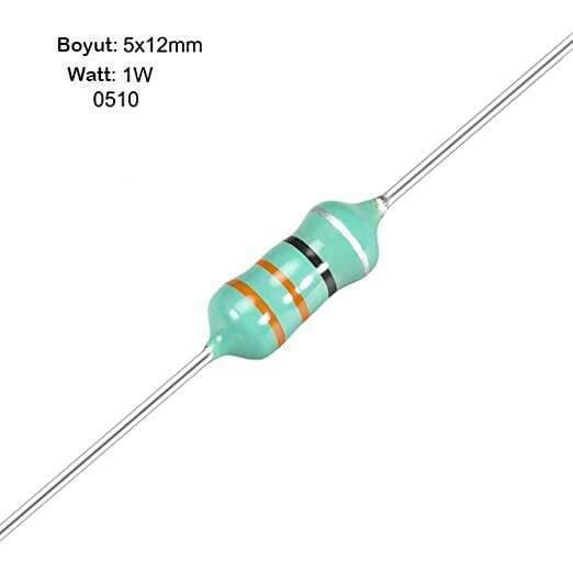 1MH 1W Direnç Tip Bobin - 0510